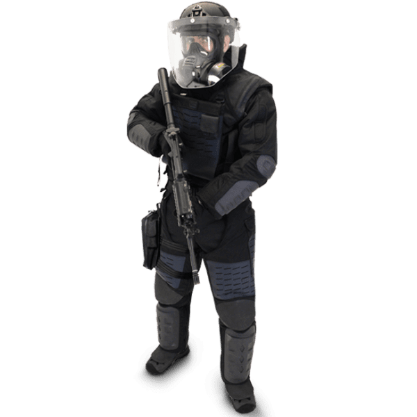 Traje antibomba med eng